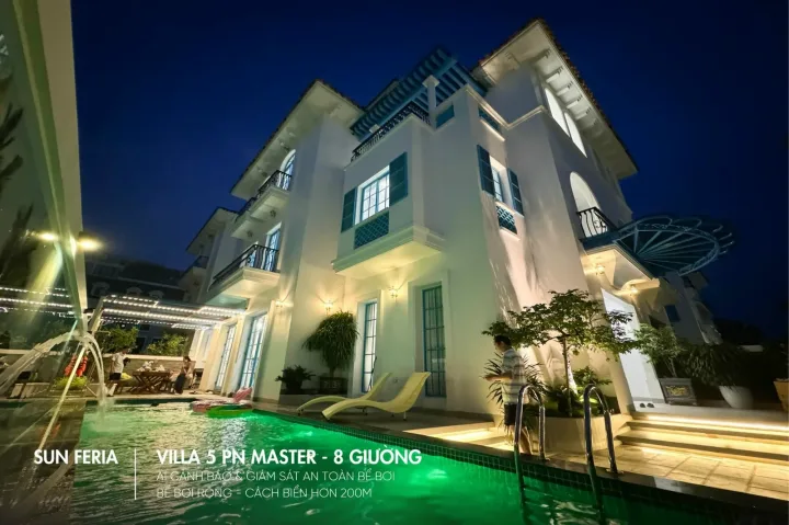 Villa Sun Feria M611 5 phòng ngủ Hạ Long – VuLuxury