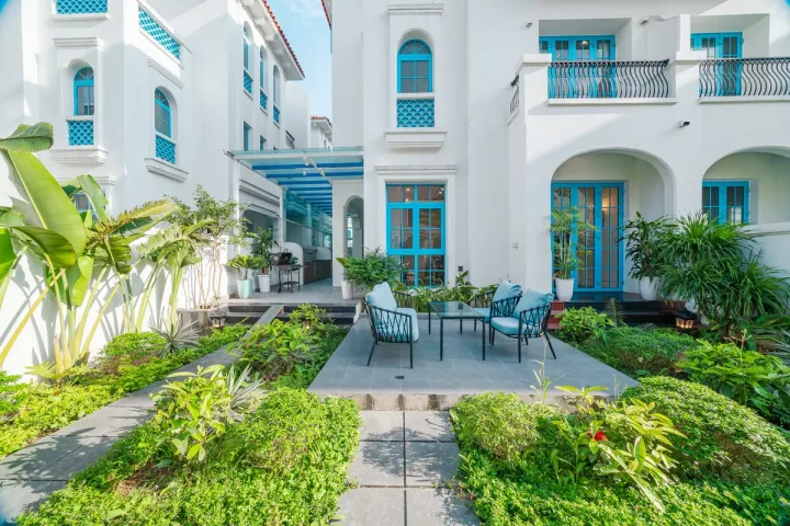 Toàn cảnh trên cao Anh Thư Villa TH7-17 Sun Feria Hạ Long