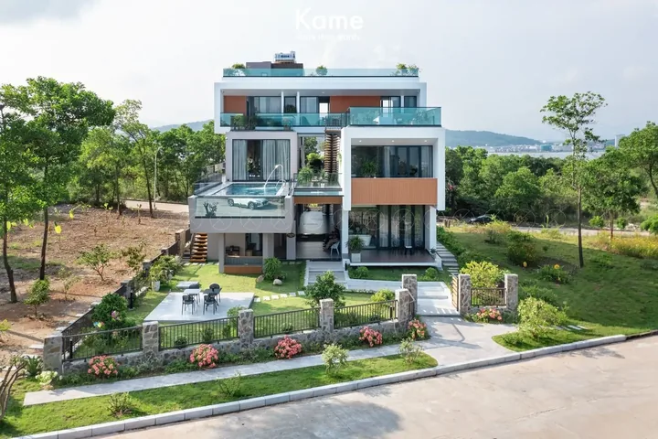 Villa Tuần Châu Green Field - 10PN - Bể Bơi, View Vịnh, Bida